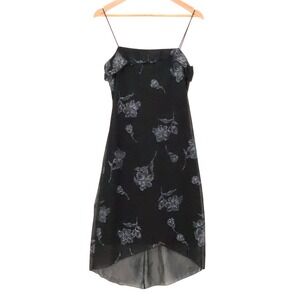 Byer Too! Vintage Y2K Floral Midi Slip Dress Whimsigoth Fairy Grunge 90s Size L